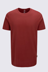 Macpac Men's Washed T-Shirt, Barn Red, hi-res