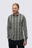 Macpac Men's Eclipse Long Sleeve Shirt, Beluga Check, hi-res
