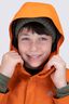 Macpac Kids' Lagoon Raincoat, Marmalade, hi-res