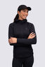 Macpac Women's Ion Hooded Fleece Jacket, Black, hi-res
