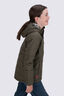 Macpac Kids' Pulsar Alpha Hooded Insulated Jacket, Grape Leaf/Green Camo Print, hi-res