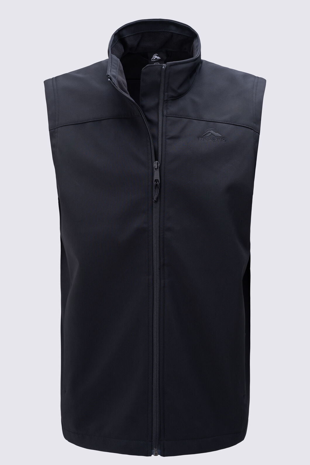 Macpac Men's Sabre Softshell Vest, Black, hi-res