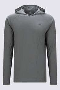 Macpac Men's Trail Long Sleeve Hooded Top, Agave, hi-res