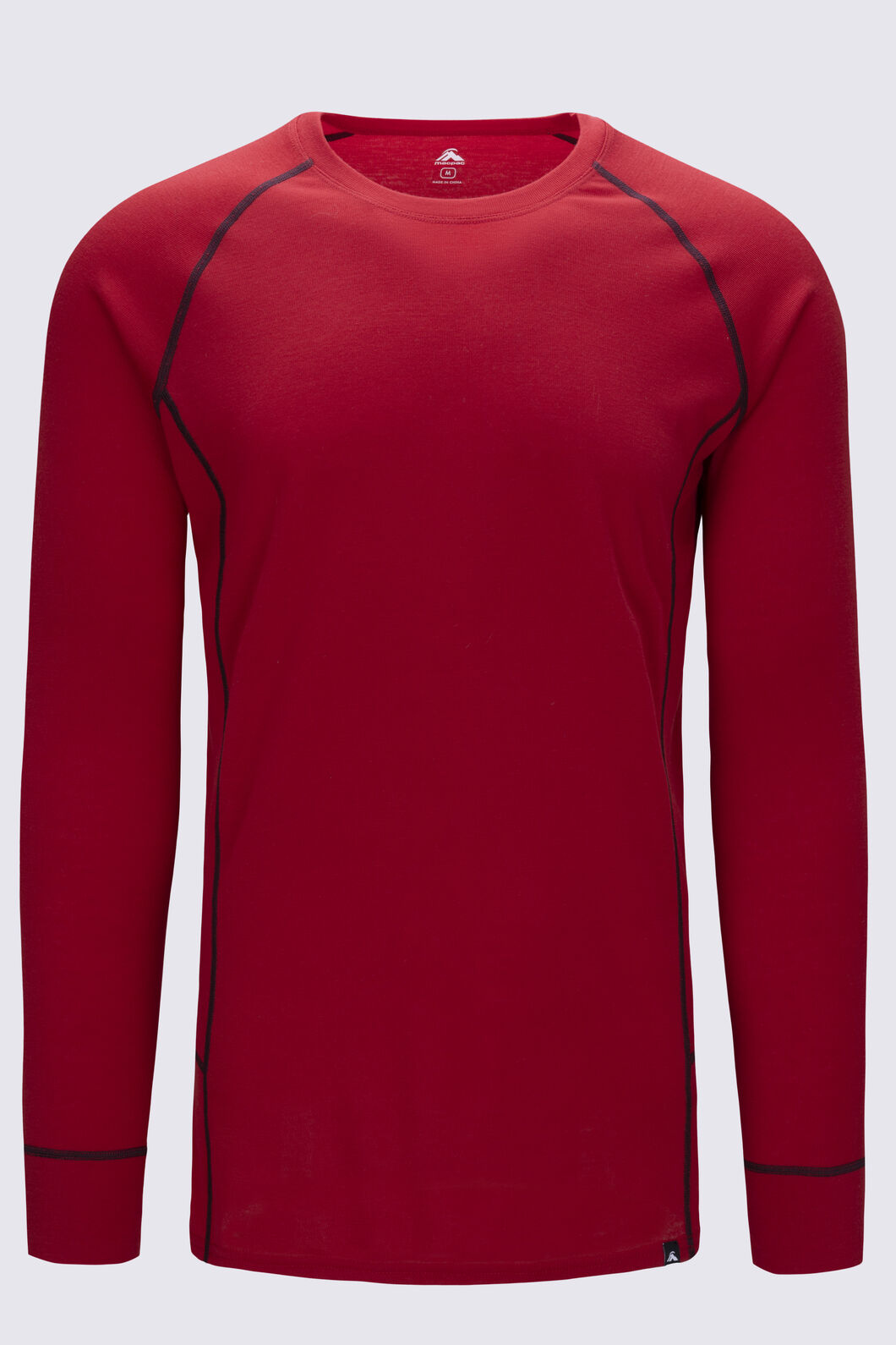 Macpac Men's Geothermal Long Sleeve Top, Scarlet Sage, hi-res