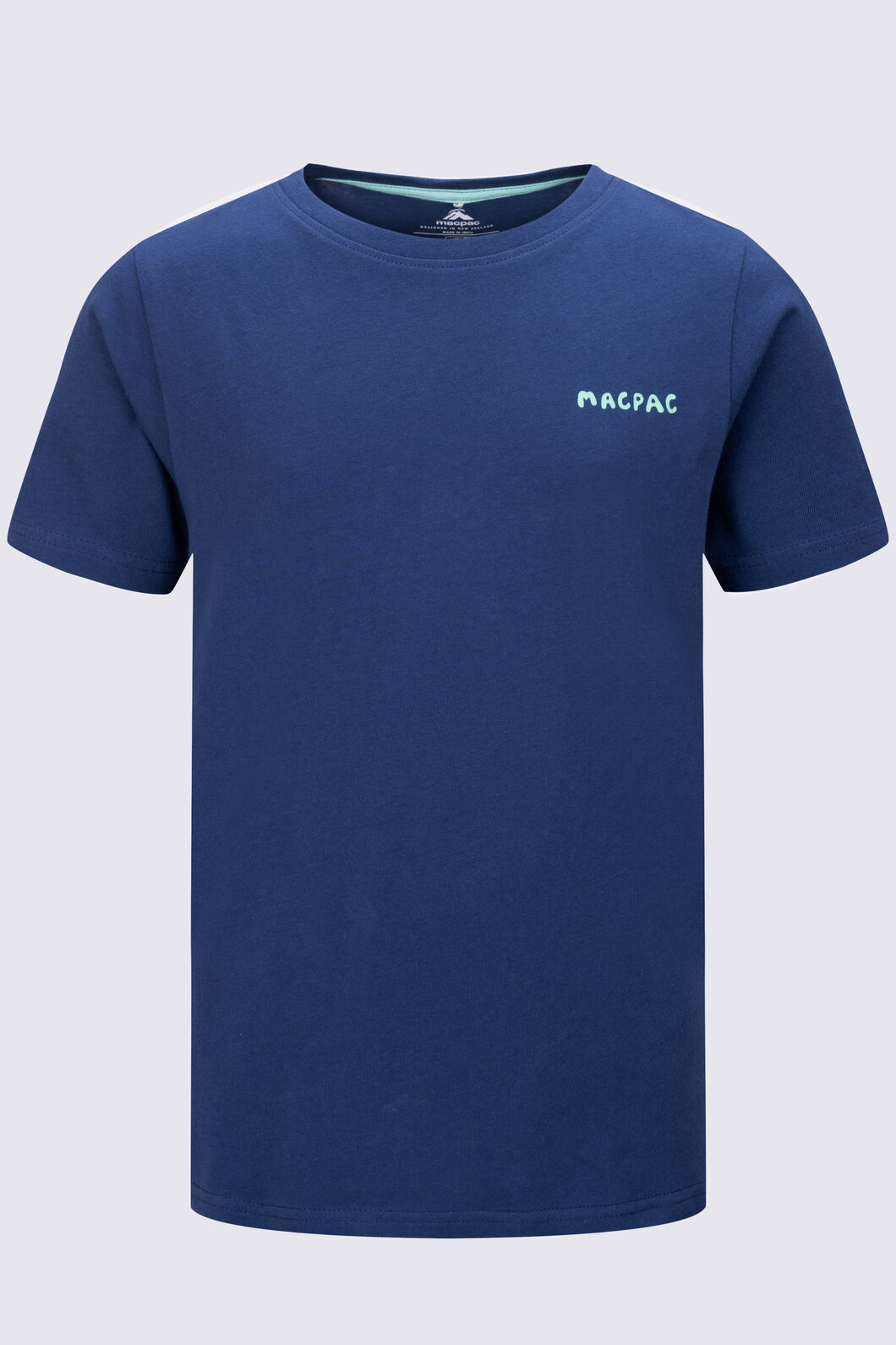 Macpac Kids' Whimsical Journey Fairtrade Organic Cotton Short Sleeve T-Shirt, Oceana, hi-res