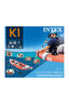 Intex Excursion&trade; Pro K1 Inflatable Kayak, Red/Grey, hi-res