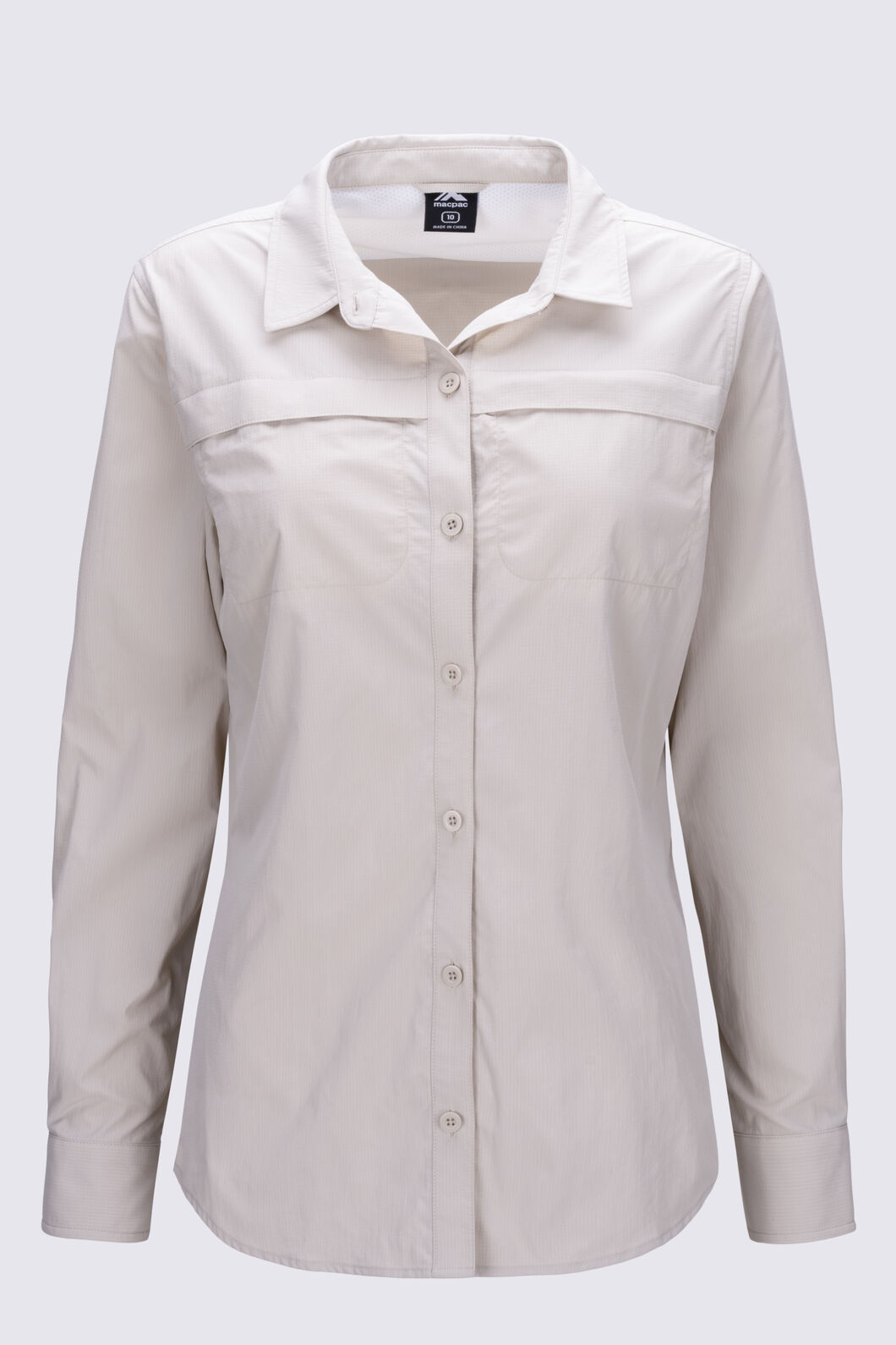 Macpac Women's brrr&deg; Long Sleeve Shirt, Peyote, hi-res