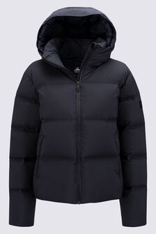 Macpac Women's Orb Hooded Down Jacket, Black