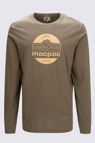 Macpac Men's Retro Graphic Long Sleeve T-Shirt, Grape Leaf, hi-res