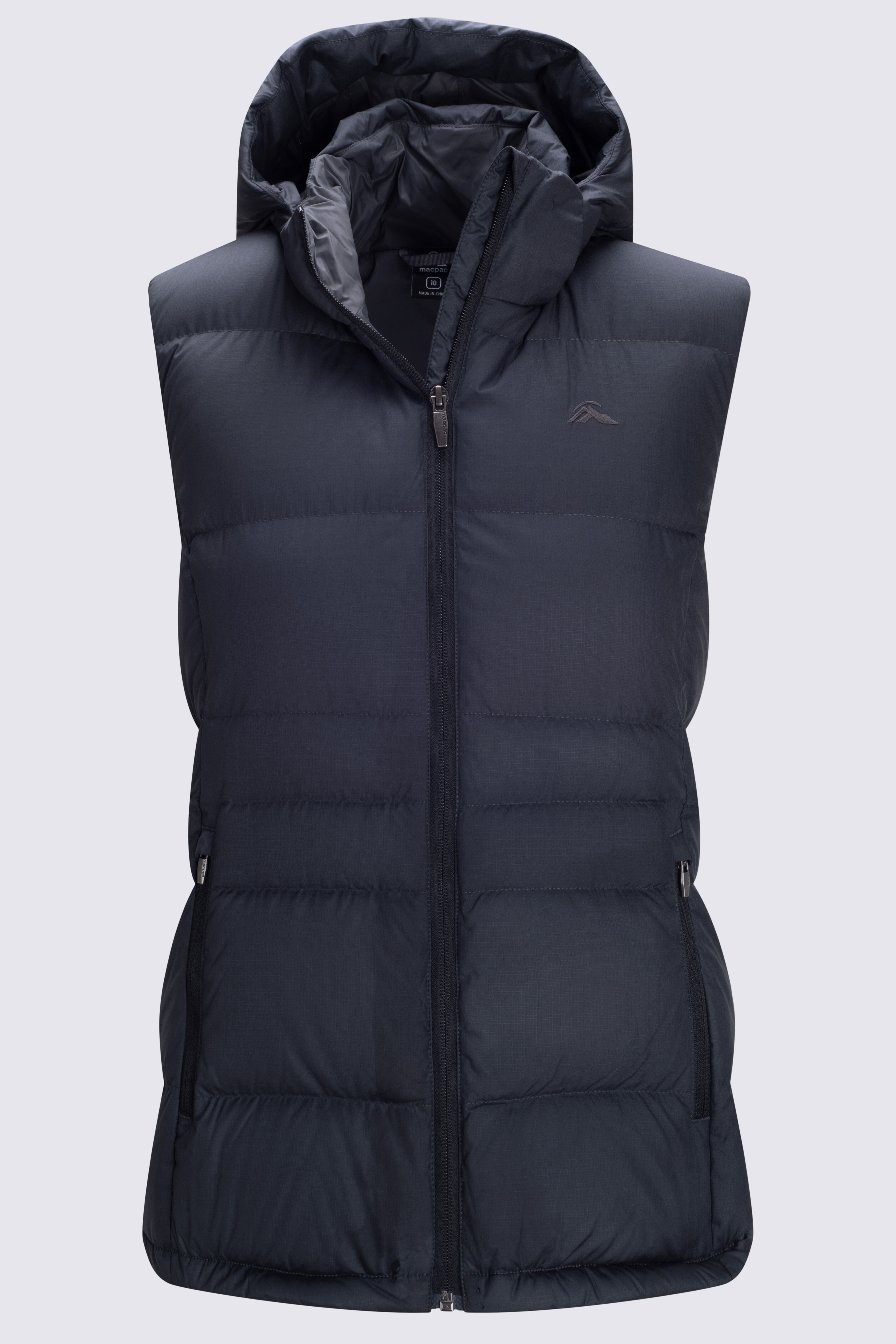 Hooded down vest womens hot sale