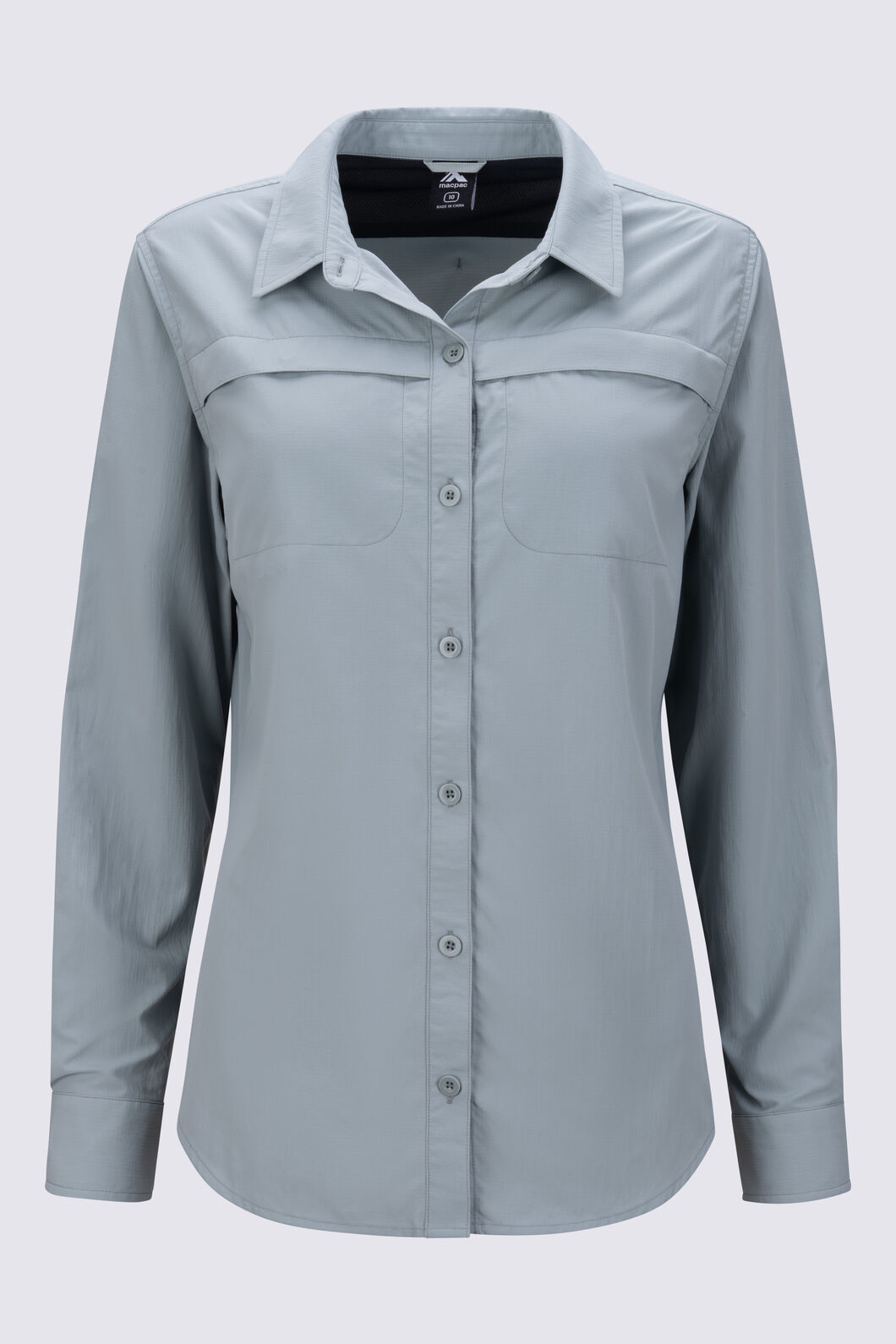 Macpac Women's brrr&deg; Long Sleeve Shirt, Abyss, hi-res