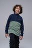 Macpac Kids' Ruru Fleece Pullover, Navy/Hedge Green, hi-res