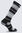 Macpac Merino Blend Ski Sock, Black/Monument, hi-res