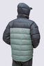 Macpac Men's Halo Hooded Down Jacket ♺, Chinois Green/Forged Iron, hi-res