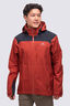 Macpac Men's Traverse Rain Jacket, Red Ochre/Black, hi-res