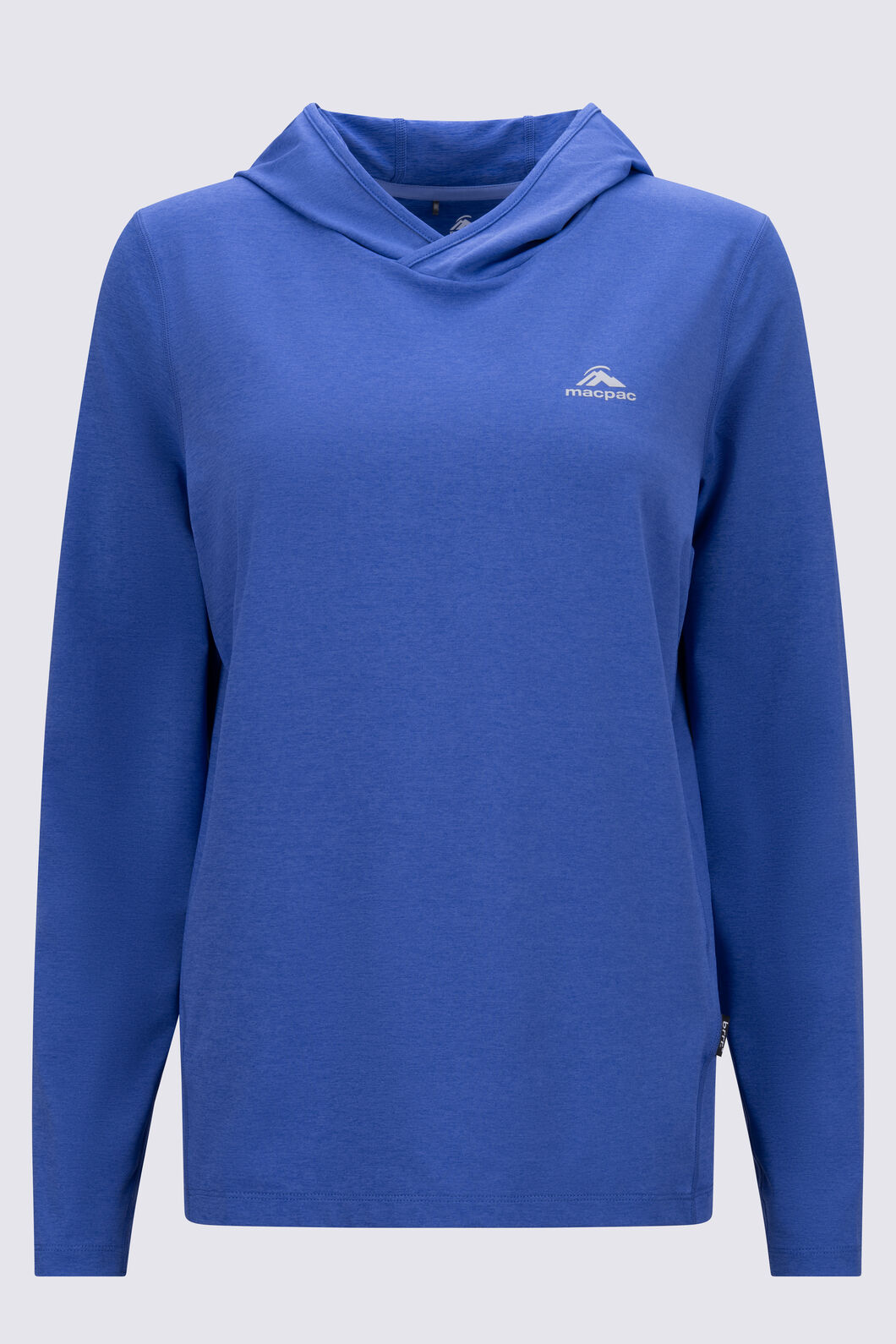 Macpac Women's brrr&deg; Long-Sleeve Hooded Top, Dazzling Blue, hi-res