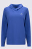 Macpac Women's brrr&deg; Long-Sleeve Hooded Top, Dazzling Blue, hi-res