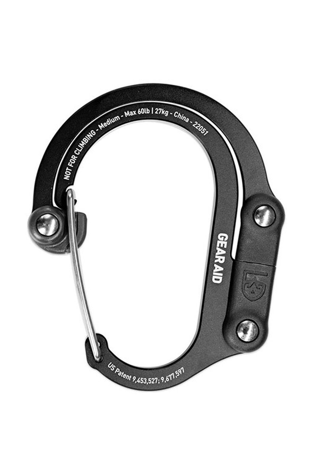 Gear Aid Heroclip Medium, Stealth Black, hi-res