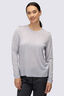 Macpac Women&rsquo;s Orton Merino Blend Long-Sleeve T-Shirt, Cosmic Sky Marle, hi-res