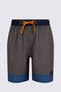 Macpac Boys Boardshorts, Grape Leaf/Blue, hi-res