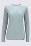 Macpac Women's Geothermal Long Sleeve Top, Grey Mist, hi-res