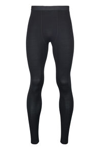 Macpac Men's 180 Merino Long Johns, Black, hi-res