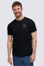 Macpac Men's Alps Fairtrade Organic Short Sleeve T-Shirt, Black, hi-res