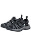 KEEN Women's Whisper Sandals, Black/Steel Grey, hi-res