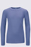Macpac Kids' 220 Merino Long Sleeve Top, Stonewash, hi-res
