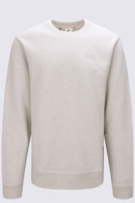 Macpac Men's Vintage Heavyweight Fairtrade Organic Cotton Crew, Neutral Marle, hi-res