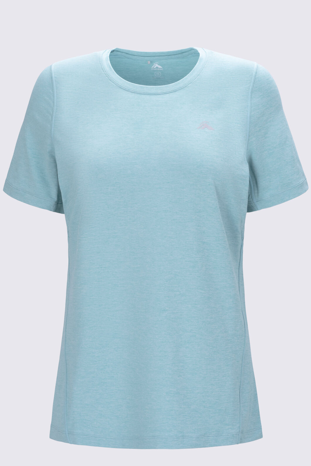 Macpac Women's brrr° T-Shirt, Aqua Haze, hi-res
