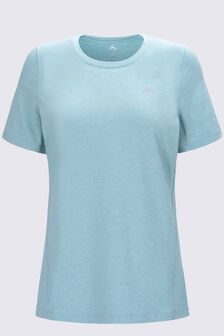 Macpac Women's brrr° T-Shirt, Aqua Haze