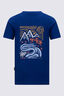 Macpac Kids&rsquo; Summer Mountain T-Shirt, Surf The Web, hi-res