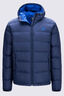 Macpac Men's Halo Hooded Down Jacket ♺, Navy Iris, hi-res