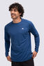 Macpac Men's Trail Long Sleeve T-Shirt, Set Sail, hi-res