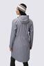 Macpac Women&rsquo;s Mistral Long Raincoat, Minimal Grey, hi-res