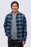 Macpac Men's Sutherland Slim Flannel Shirt, Vintage Indigo Check, hi-res