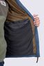 Macpac Kids' Halo Hooded Down Jacket, Black/Bering Sea, hi-res