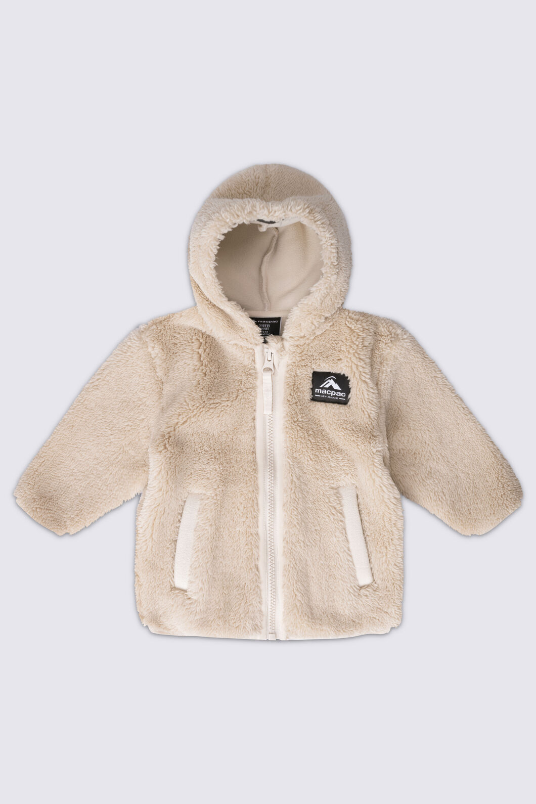 Macpac Baby Acorn Fleece Jacket, French Oak, hi-res