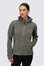 Macpac Womens Mountain Hooded Fleece Jacket, Agave, hi-res