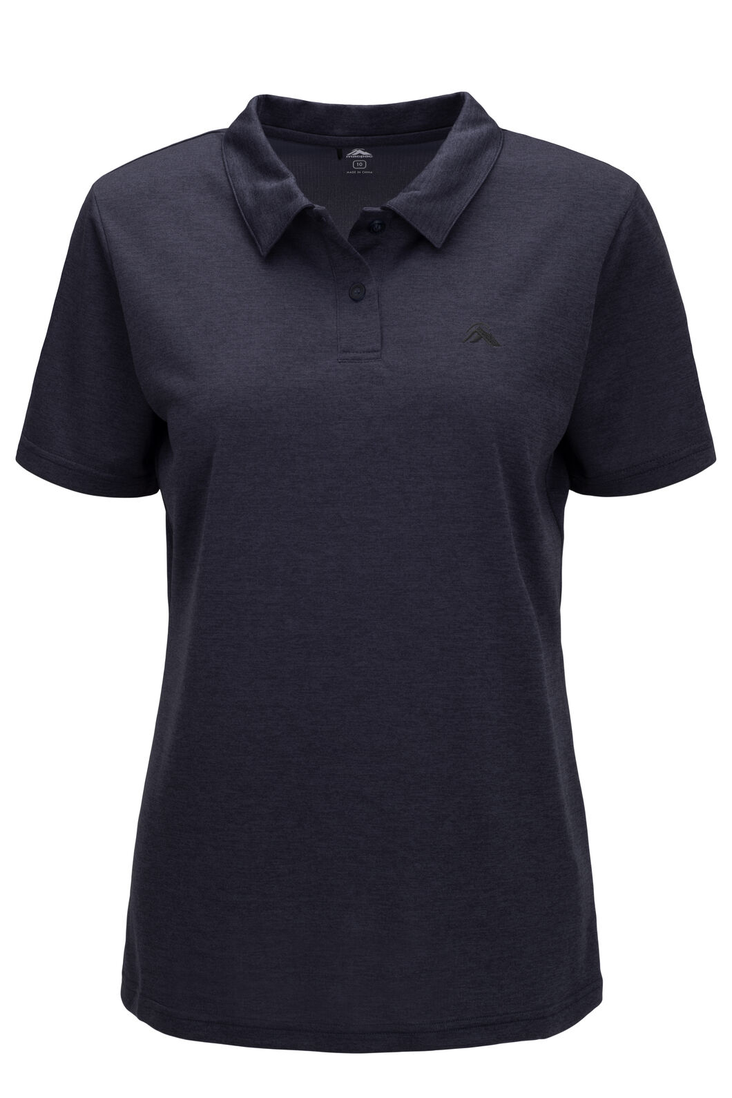 Macpac Women's Eyre Polo, Black, hi-res