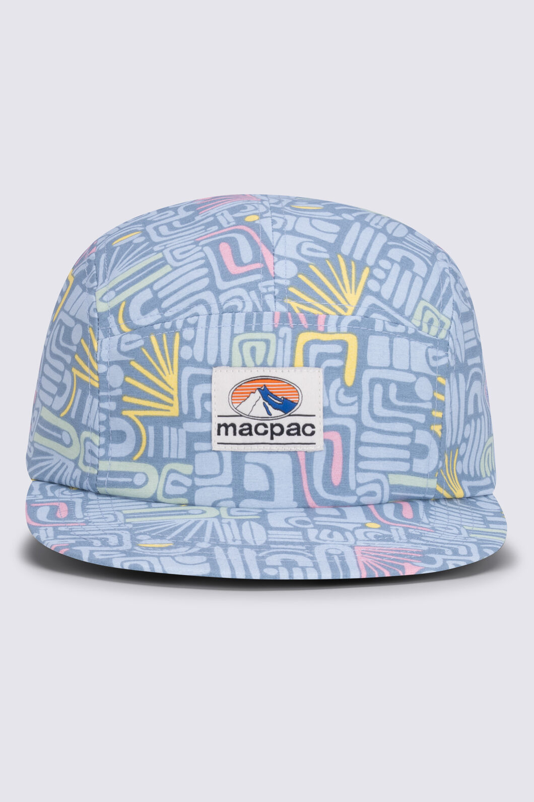 Macpac Winger 5 Panel Cap, Summer Print, hi-res