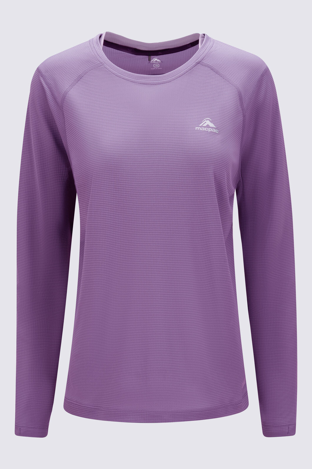 Macpac Women's Trail Long-Sleeve T-Shirt, Lavender Crystal/African Viole, hi-res