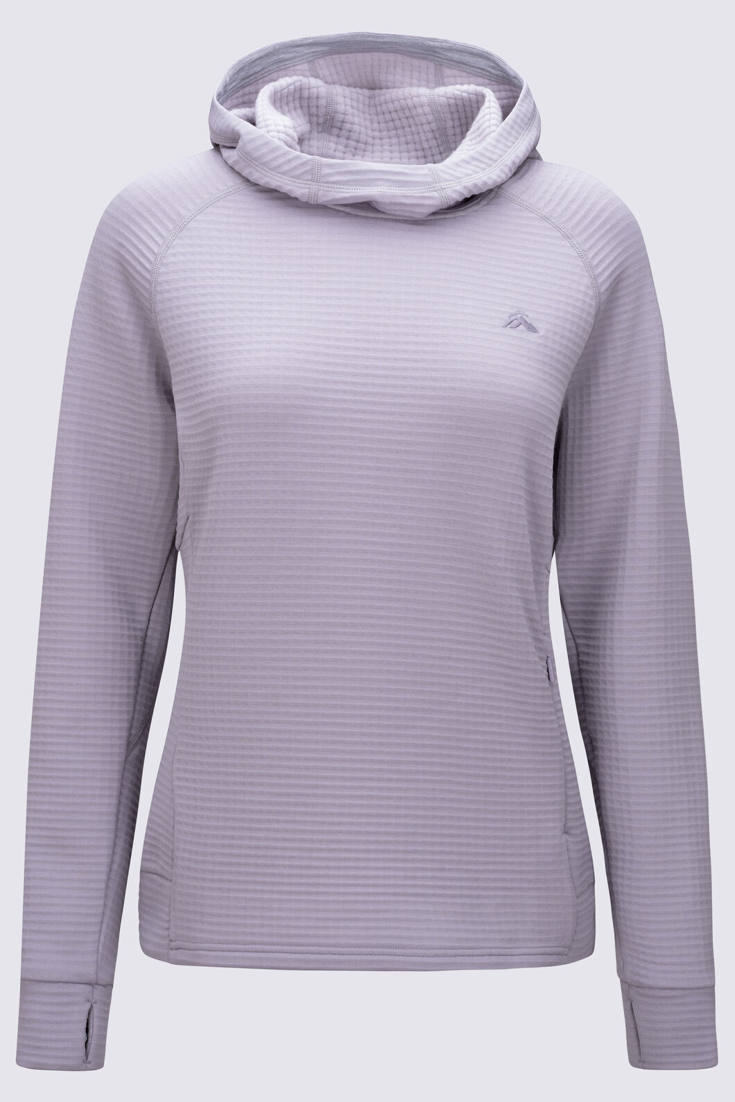 Macpac Women's Tolson Merino Hoodie, Raindrops, hi-res