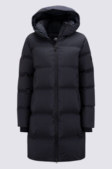 Macpac Women's Orb Hooded Down Coat, Black