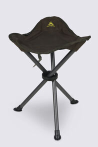 Macpac Tripod Stool V2, Forest Green/Black, hi-res