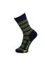 Macpac Kids' Footprint Sock, Navy/Citronelle, hi-res