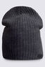 Macpac Ultrafine Merino Rib Beanie, Charcoal Marle, hi-res