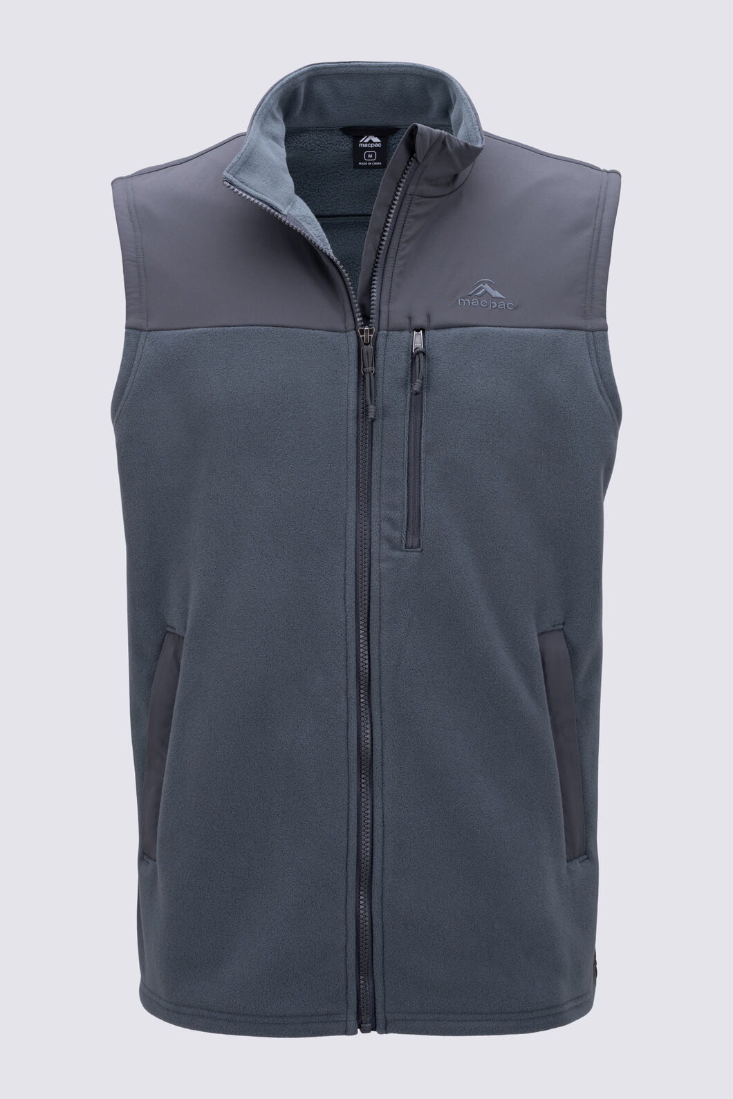 Macpac Men's Haast Fleece Vest, Urban Chic, hi-res