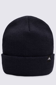 Macpac Baseline Merino Blend Beanie, Ebony, hi-res